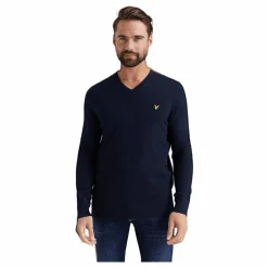 Lyle & Scott Cotton Merino V Neck Jumper
