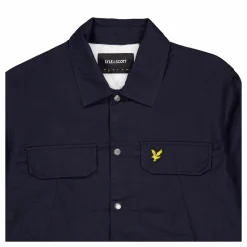 Lyle & Scott Crest Weave Overshirt Z271 Dark