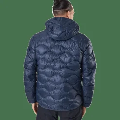 M Helium Down Hood Jacket Blue Shadow