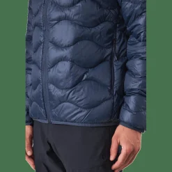 M Helium Down Hood Jacket Blue Shadow