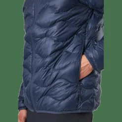M Helium Down Hood Jacket Blue Shadow
