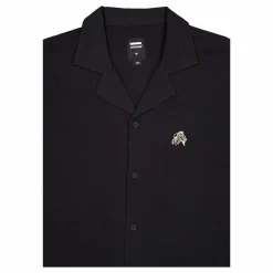Madi Shirt Ba2 Black Ylw Embroidery