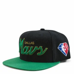Mavs NBA 75th Gold Snapback