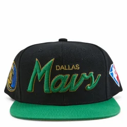 Mavs NBA 75th Gold Snapback
