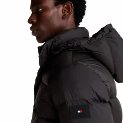 Mix Down Hooded Puffer Jacket