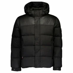 Mix Down Hooded Puffer Jacket