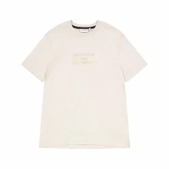 Mixed Print Stencil Logo T-shi Ace