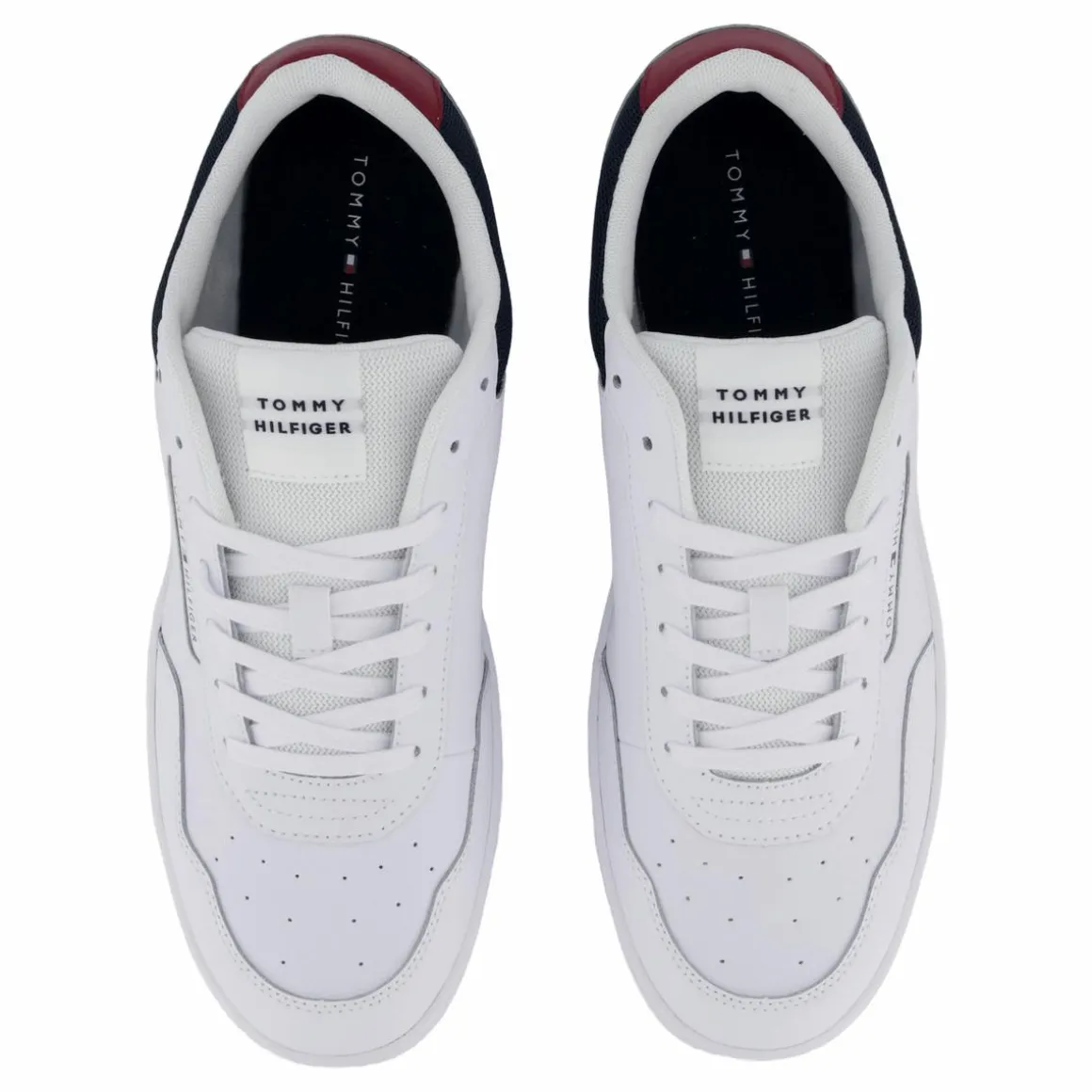 Mixed Texture Basketball Trainers