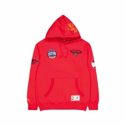 M&n City Collection Fleece Hoo Red
