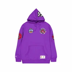 M&n City Collection Fleece Hoo Raptors Purple