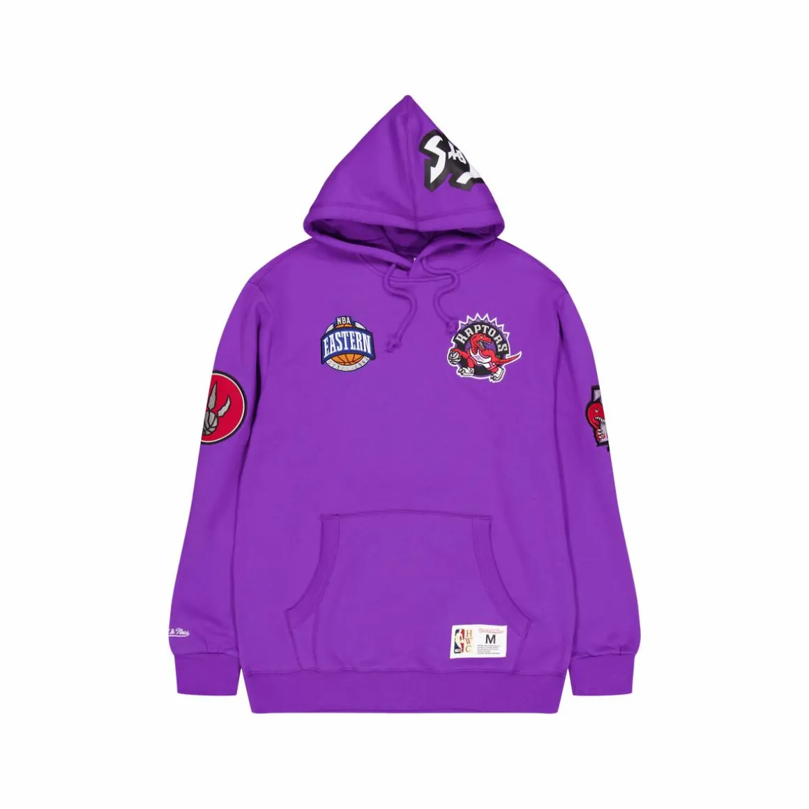 M&n City Collection Fleece Hoo Raptors Purple