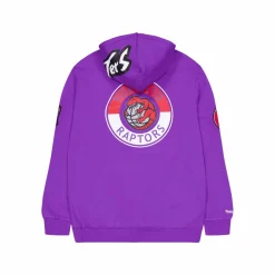 M&n City Collection Fleece Hoo Raptors Purple