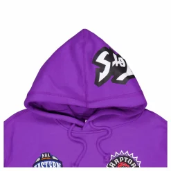 M&n City Collection Fleece Hoo Raptors Purple
