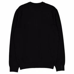 Monochrome Cotton Crew Neck Sw 031 Black