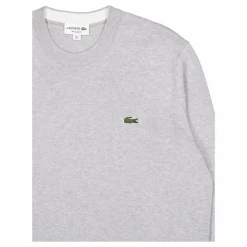 Monochrome Cotton Crew Neck Sw Cca Silver Chine