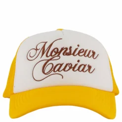 Monsieur Caviar Trucker Cap Yellow