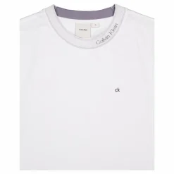 Neck Logo T-shirt Yaf Bright White