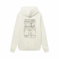 Neighborhood Hoodie Ivory/black