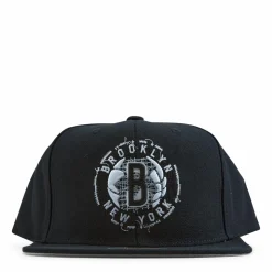 Nets Embroidery Glitch Snapback