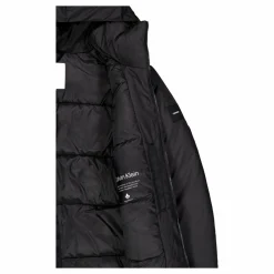 Non Quilt Padded Hooded Jacket Beh Ck Black