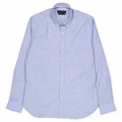 Oxford Stretch Plain L/s Light Blue