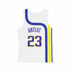 Pacers Swingman Jersey Artest White