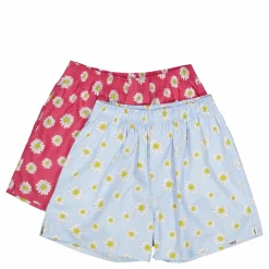 2-pack - Flowers Boxers 400 Blue