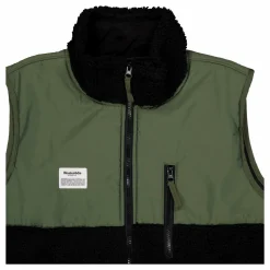 Panel Fleece Vest Zip 990