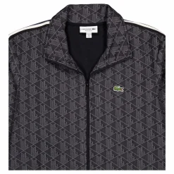 Paris Zip-up Jacquard Track Ja 4pc Black/dark Grey