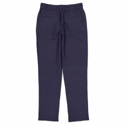 Patrick Linen Pants Dark Navy