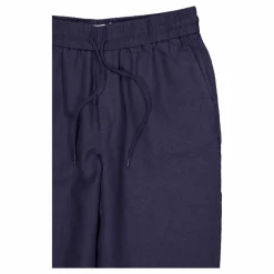 Patrick Linen Pants Dark Navy