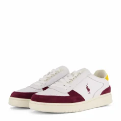 Polo Ralph Lauren Court Leather-Suede Sneaker