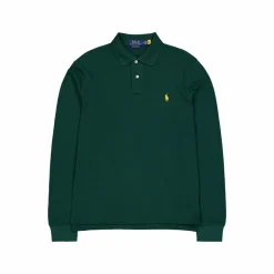 Polo Ralph Lauren Custom Slim Fit Mesh L/s Polo