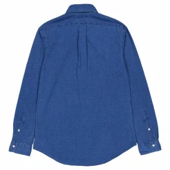 Polo Ralph Lauren Custom Fit Seersucker Shirt Dark Indigo