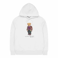 Polo Ralph Lauren Graphic Fleece-lsl-sws Fa23 Andover Hthr Hrtg Bear