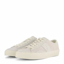 Polo Ralph Lauren Hairy Suede-sayer Sport-sk-ltl Bianco