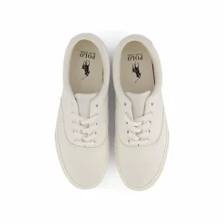 Polo Ralph Lauren Keaton Suede-Trim Canvas Sneaker
