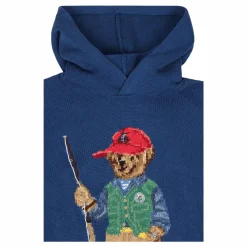 Polo Ralph Lauren Knitted Bear Hoodie Old Royal