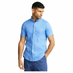 Polo Ralph Lauren Slim S/s Pd Linen Shirt 009 Harbor Island