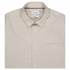 Poplin Stretch Stripe Shirt Pc7-london Fog