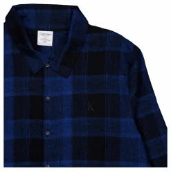 Pure Flannel L/s Button Down Black