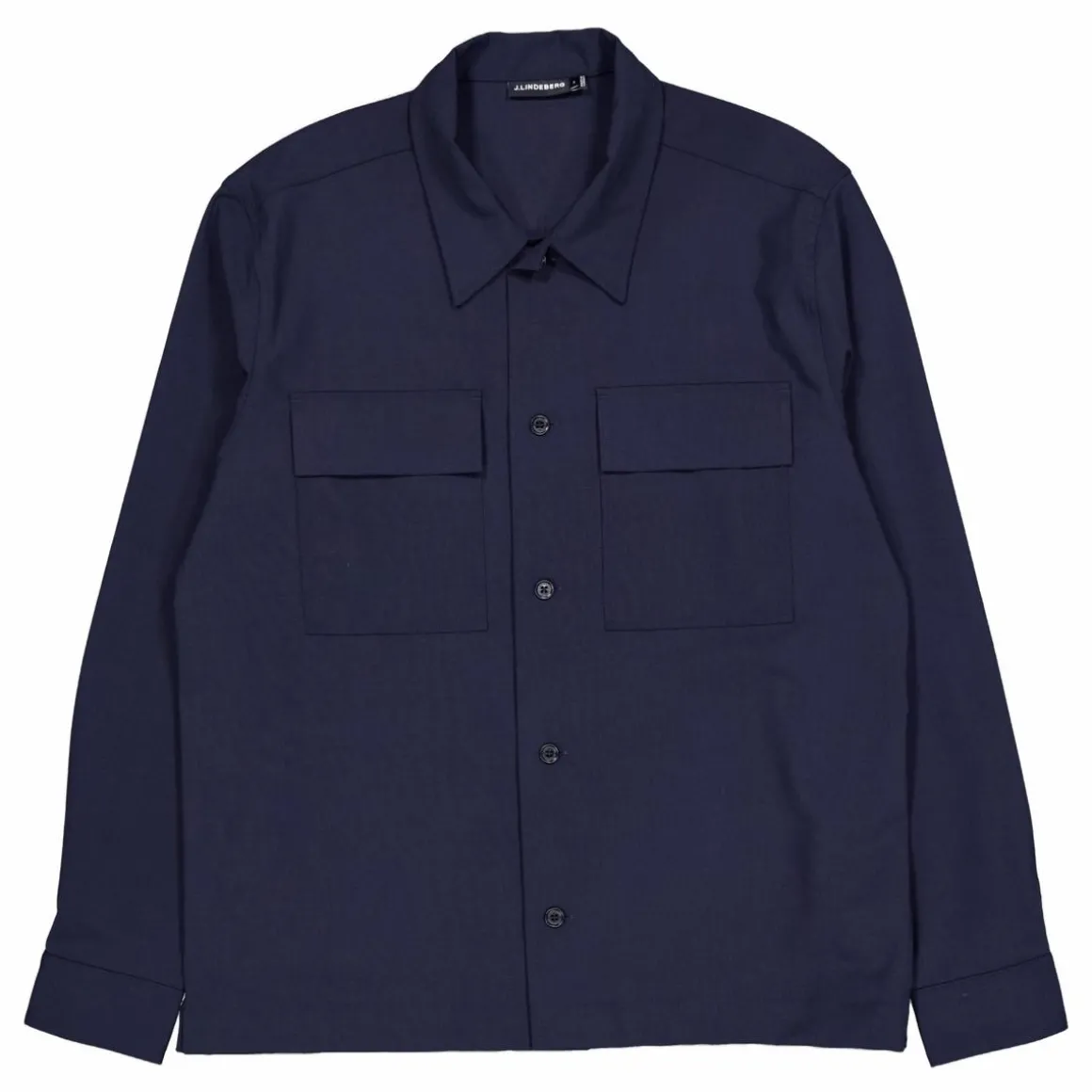 Reid Drape Overshirt Jl Navy