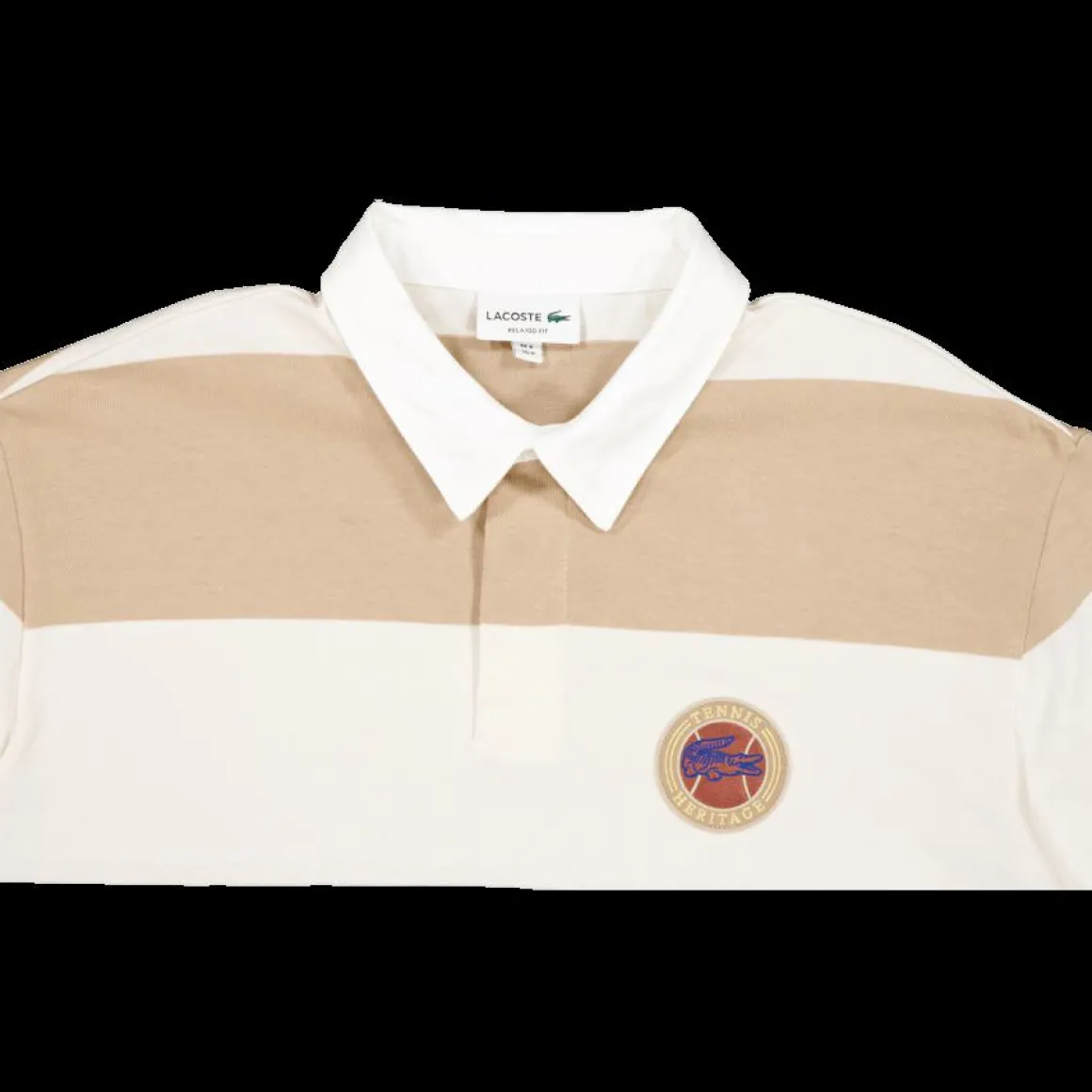 Relaxed Fit Striped Rugby Polo Viennese/lapland