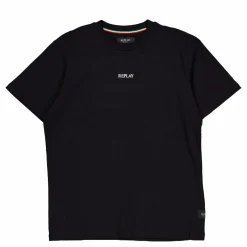 Replay Basic Logo Tee Black
