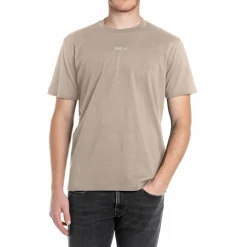 Replay Basic Logo Tee Turtledove