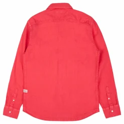 Replay Linen Shirt 259 Coral Red