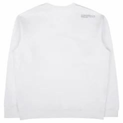 Replay Logo Crew Neck Sweatshirt 801 Chalk
