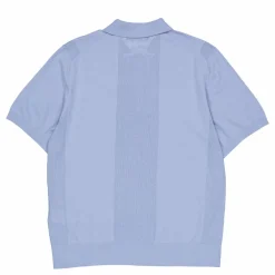 Reymond Solid Stripe Polo Rain Washed