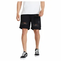 Ripped Denim Shorts Wash