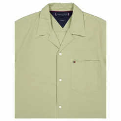 Seersucker Solid Shirt S/s Faded